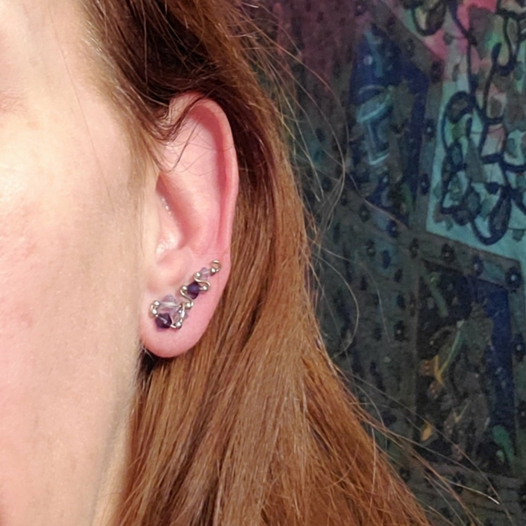 Climber Earrings - Picture 3 of 4